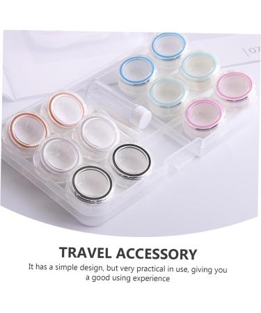 Healeeved Contact Lens Container Set Travel-Friendly Glass Pearls Storage Case for Lens Care & Soaking - Buy Online on GoSupps.com