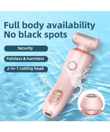 Lumina Shaver - Lumina Ultraglide Pro Wireless Bikini Trimmer for 2 in 1 Electric Shaver Razors for Women Ipx7 Waterproof Wet Dry Female Shaver for Private Area (Blue *1) - Buy Online on GoSupps.com