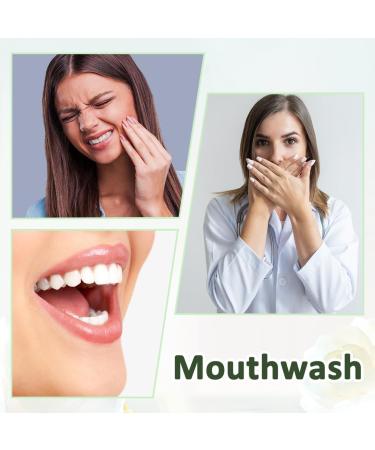 QOCUILC 100ml antievil mouthwash travel size gentle oral solution daily care tooth whitening tooth cleaner for adults - Buy Online on GoSupps.com