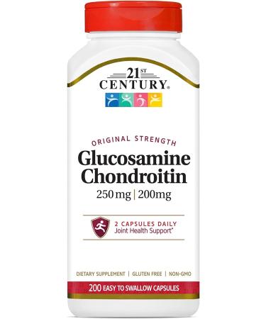 21st Century Glucosamine 250mg and Chondroitin 200mg Capsules 200-Count by 21st Century