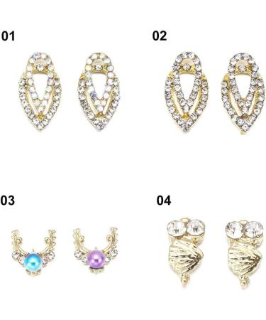 Mini Decorations Cute Rhinestones Nail Beauty Resin Drill Rhinestones Nail Art Decoration(04) - Buy Online on GoSupps.com