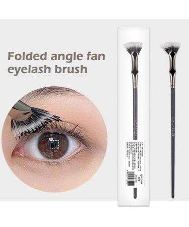 Dolly Mascara Fan Brush Dolly Mascara Fan Brush Mascara Fan Brush for Lashes Angled Fan Shaped Eyelash Brush Makeup Tools Eyelash Brush Eyebrow Brush Eye Shadow Brush 170mm 1 Pcs - Buy Online on GoSupps.com
