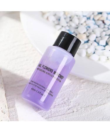 Acrylic Nail Liquid Monomer 40ml Non-Yellowing Manicure Crystal Powder Carving Fluid Monomer Acrylic Nail Liquid - Buy Online on GoSupps.com