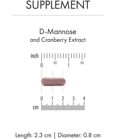 Buy Dr. Mercola D-Mannose & Cranberry Extract - 60 Capsules for Urinary Health - Buy Online on GoSupps.com