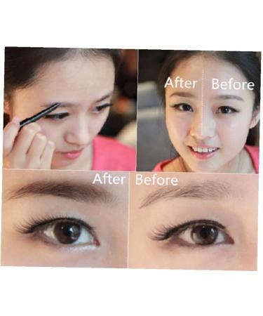 1pc Waterproof Eyebrow Pencil Double Sided Eyebrow Pencil With Brush Leopard Eyebrow Pen Smudge-proof Eye Makeup Comestic For Girl (3 Dark Brown) - Buy Online on GoSupps.com