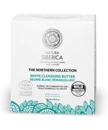 Natura Siberica Northern White Cleansing Butter for Normal/Combination Skin 120 ml - Buy Online on GoSupps.com