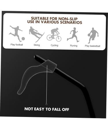 Lurrose 60 Pairs Anti-Slip Glasses Holders | Nerd Wax Bracket & Ear Bars for Secure Grip | Perfect for Kids & Adults - Buy Online on GoSupps.com
