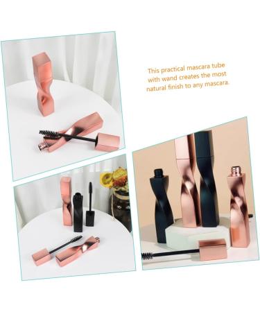 FOMIYES 4pcs Eyelash Brush Empty Tube Eyelash Mascara Tube Lash Applicator Bulk To Rotate Tubing Plastic Rose Gold 11.5x1.8cm - Buy Online on GoSupps.com