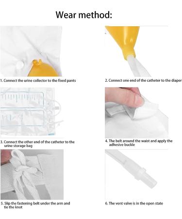 Female Urinal Pee Holder 1000ml - Reusable Portable Urine Bag Collector for Women, Female Urination Device with Spill Proof Collection Bag - Buy Online on GoSupps.com