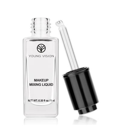 LXZJJM Professional Makeup Mixing Liquid - Long-lasting Waterproof Multi-functional Makeup Enhancer for Blush Foundation Highlighter Creams Eyeshadows and Nail Polish - 0.30 fl oz/9 ml