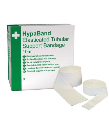 Safety First Aid Tubular Support Bandage (F - Large Knees) White - 10cm x10m Size F 10m