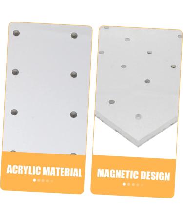 minkissy Nail Display Board Nail Tech Accessories Nail Accessories Nail Display Stand Nail Showing Holder Nail Color Display Tool Nail Color Cards Nail Work Display Rack Manicure Tool Work 20x16cm Transparent - Buy Online on GoSupps.com