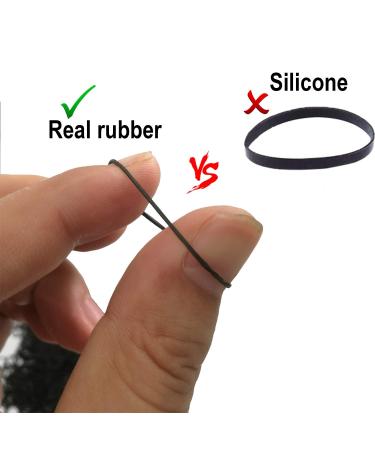 Mini Rubber Bands - Soft Elastic Bands for Kids Hair, Braids, Wedding Hairstyles (1000 Pieces, Black) - Buy Online on GoSupps.com