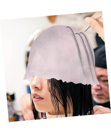Mikinona Silicone Highlighter Cap Hair Dyeing Hat for Salon Hair Dyeing Caps Hair Highlighting Hat Dyeing Color Cap Dyeing Color Tool Silicone Hair Salon Cap Silicone Highlight Hat Dye Caps - Buy Online on GoSupps.com