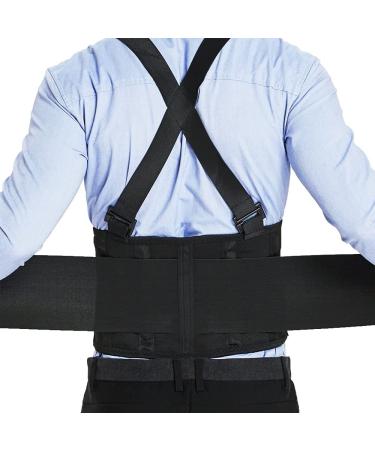 Adjustable Waist Support Belt | Industrial Back Support for Weight Lifting | Medical Lumbar Spine Relief | Shoulder Straps | Pain Relief & Comfort - Buy Online on GoSupps.com
