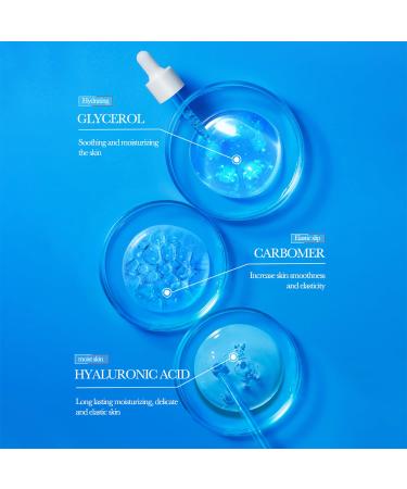 BIOAQUA Hyaluronic Acid & Vitamin B5 Face Essence - Soothing Moisturizing Skincare for Pore Reduction - 30ml/1fl.oz - Buy Online on GoSupps.com