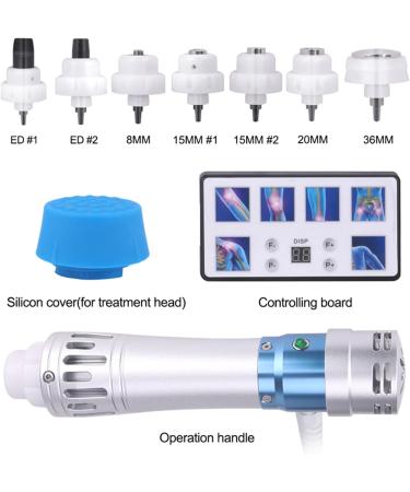 WDDEYYDS ED Shock Wave Therapy Device | Electromagnetic Pain Relief with 7 Massage Heads | Effective Chronic Pain Management - Buy Online on GoSupps.com