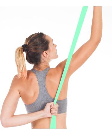 HANABASS Yoga Resistance Bands - Elastic Exercise Bands for Pilates Rehab & Strength Training - Light Green - International Shipping Available - Buy Online on GoSupps.com