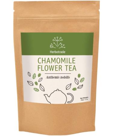 100% Pure Roman Chamomile Flower (Anthemis nobilis) Dried Natural Wildcrafted Herbal Tea (Loose) 3 oz / 90gr by Teliaoils in Resealable Pouch - Buy Online on GoSupps.com