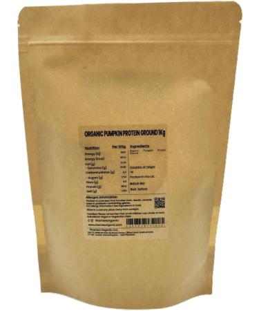 Thames Organic Organic Pumpkin Protein Ground | Plant-Based | Vegan | Gluten-Free | Nutrient-Rich Superfood 500g - Buy Online on GoSupps.com