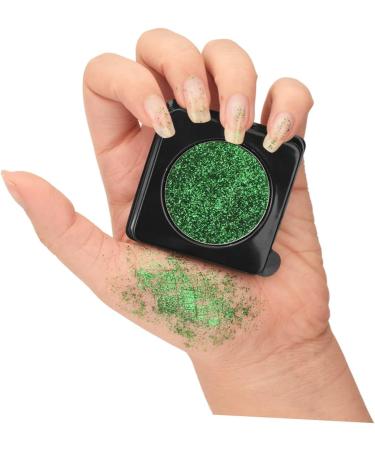 Balacoo Glitter Eyeshadow Palette Green Makeup Green Pearlescent Monochrome Eyeshadow Eye Shadow for Women - Buy Online on GoSupps.com