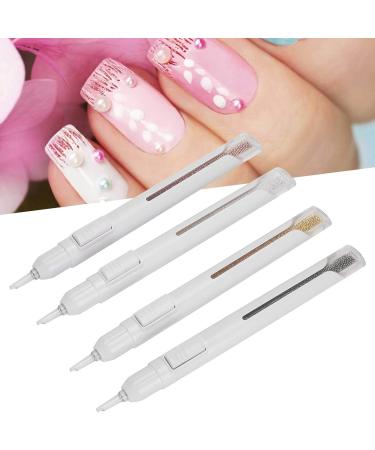 Nail Painting Pen 2800pcs Steel Balls Rose Gold Dotting Pen 4pcs DIY Decoration Nail Art Dotting Pen Gold Dotting Pen 4pcs Professional for Manicure Tools(0.8mm) - Buy Online on GoSupps.com
