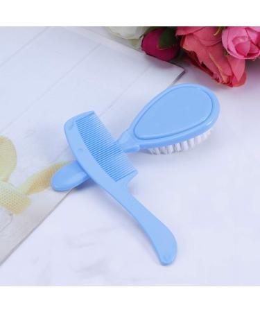 Baby Massage Comb Hair Brush Set with Soft Goat Bristles for Newborns and Toddlers - Buy Online on GoSupps.com