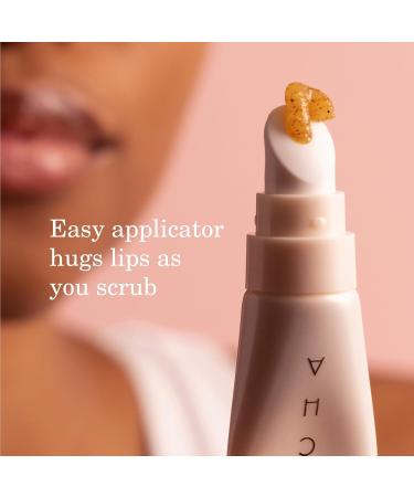 Tatcha Kissu Lip Scrub - Moisturizing Peach Seed Lip Exfoliant for Smooth Polished Lips | International Shipping Available - Buy Online on GoSupps.com