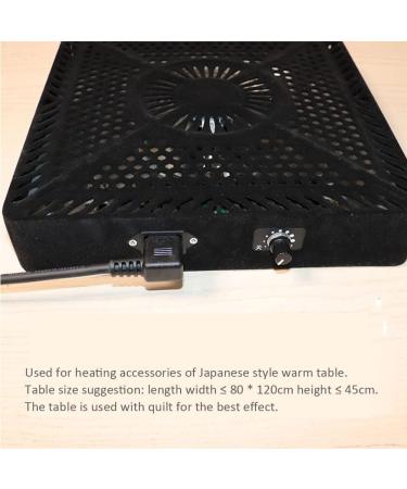 ZCBYBT Under Counter Heater 350W - Portable Kotatsu Halogen Tube Heater & Foot Warmer Accessories for Cozy Warmth - Buy Online on GoSupps.com