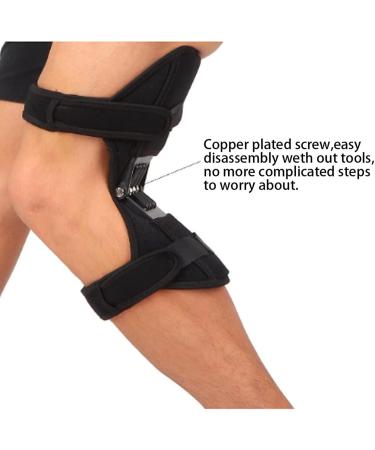 Adjustable Knee Boosters Support Brace - Ergonomic Patella Sleeve for Pain Relief & Injury Recovery | Ideal for Mountaineering Squats Arthritis - Buy Online on GoSupps.com