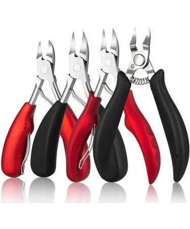 BANDKIT Nail Clipper Toenail Cutters Anti-Splash Ingrown Paronychia Correction Pedicure Dead Skin Scissors Trimmer Care Manicure Tools(Black ABS) - Buy Online on GoSupps.com