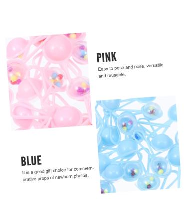 Iwowhero 48ct Small Bell Accessories | Baptismal Decorations & Mini Rattles for Parties | Acrylic Table Decor - Buy Online on GoSupps.com