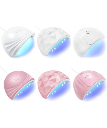 LED Nail Lamp Gel Nail Light For 54W Dryer With Timers Manicure Auto Sensor Professional Nail Art Tools Nail Dryer Light Lamp Pink B - Buy Online on GoSupps.com