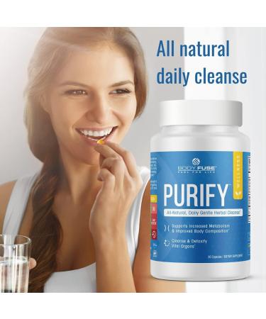 Body Fuse Purify Herbal Cleanse - Internal Organ & GI Detox - 30 Servings - Buy Online on GoSupps.com