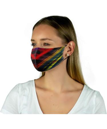 P.A.C. Lightweight 2-Pack Premium Masks | Washable Reusable & Oeko-Tex Certified | Super Thin Everyday Mouth & Nose Masks - Fantu + Total Black - Buy Online on GoSupps.com