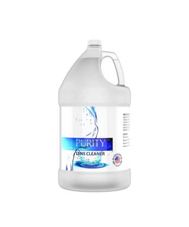 Purity Eyeglass Lens Cleaner - Refill Lens Cleaning Bottle - Safe for All Lenses (AR Coated Included), Eyeglasses and Screens - Made in USA - Clear, 1gal 128oz. Clear