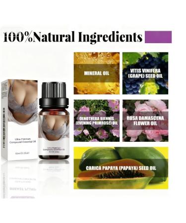 Chest Care Essential Oil/Chest Moisturizing Firming & Plumping Lifting Chest Massage Care Serum - Buy Online on GoSupps.com