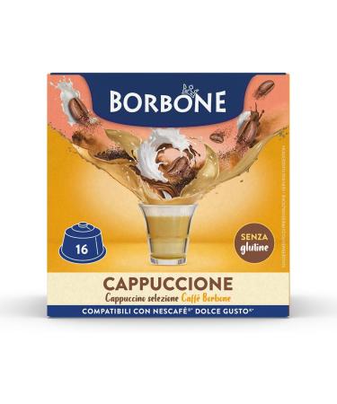Caff Borbone Capuchon - 16 capsules - Compatible with Nescaf * Dolce Gusto * domestic machines - Buy Online on GoSupps.com
