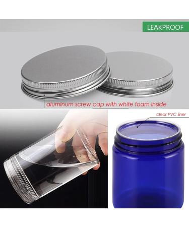 Buy Tianzd 12-Piece 20ml Transparent Plastic Cream Cans with Silver Lids & 6 Spatulas - Ideal Cosmetic Containers for International Shipping - Buy Online on GoSupps.com