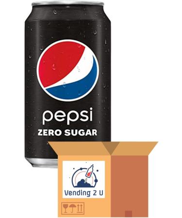 Pepsi Zero Sugar 12oz Cans 24 Units - Buy Online on GoSupps.com