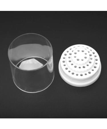Nail Drill Holder - 48 Holes Dustproof Organizer Box for Manicure Tools | White Stand for Nail Drills - Buy Online on GoSupps.com
