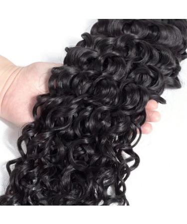 Ladiary 9A Brazilian Water Wave Hair Bundles - 14 Inch Natural Color Human Hair Weave (100g) - Buy Online on GoSupps.com