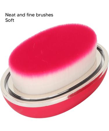 ZJchao Flat Top Makeup Brush Goose Egg Shaped Clean Pores Single Flat Top Brush Soft Application Ergonomic Design Non-Slip With Cover Long Service Life Lightweight Perfect Gifts - Buy Online on GoSupps.com