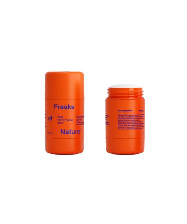 Freaks of Nature Peak Performance Sun Stick SPF 50 | 100% Mineral Sunscreen | Lightweight 40-Min Water-Resistant | Plant-Based Eco-Friendly Reef-Safe Cruelty-Free | All Skin Types | 0.70 oz 0.7 Ounce (Pack of 1)