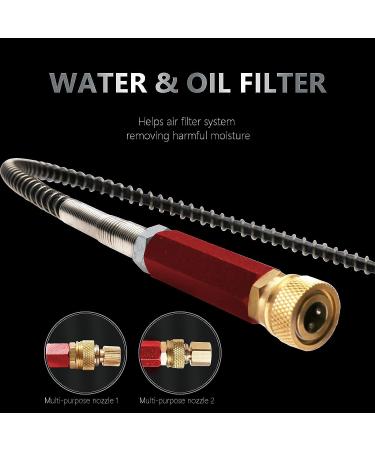 VEPURLT 3-Stage High Pressure Hand Pump | 4500Psi for Air Rifles, Car Tires & Scuba Tanks - Buy Online on GoSupps.com