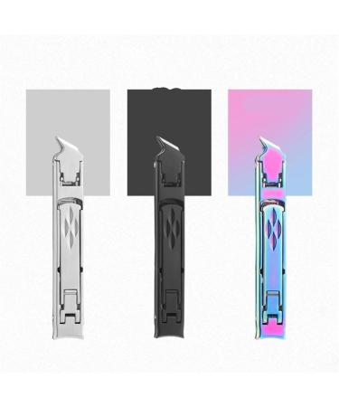 HCHGJKN Nail Clippers Folding Nail Clippers Trimmer Manicure Toenail Scissors Opening Heavy Duty Nails(Schwarz) Black - Buy Online on GoSupps.com