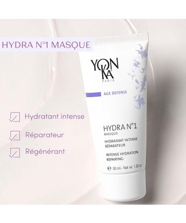  Yonka Yon-Ka Hyaluronic Intense Hydration Plumped Skin - Hydra N 1 Cream 50ml (Hydration Anti-Wrinkle) + Hydra N 1 Mask 50ml (Repairing Regenerating Anti-Aging) - Buy Online on GoSupps.com