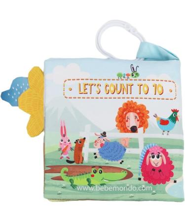 Soft Cloth Crinkle Baby Books | Touch & Feel Toys for Babies 0-6 Months to 1 Year Old | Farm Themed Book for Early Education | Baby Shower Gift - Buy Online on GoSupps.com