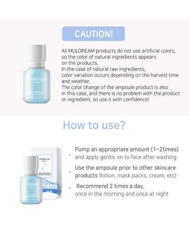 Vegan Green Mild Hyaluron Ampoule 55mL - SOS Moisture Care | Hydrating Serum for All Skin Types - International Shipping Available - Buy Online on GoSupps.com