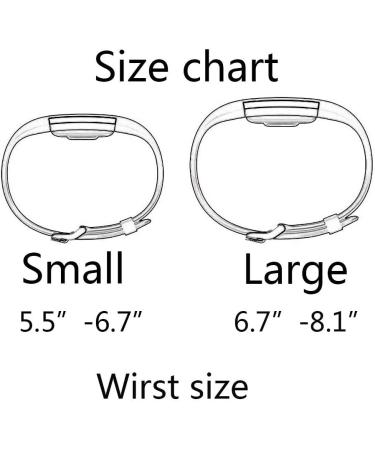 Fitbit Charge 2 Replacement Silicone Bands - Adjustable Classic Bands for Men and Women - Black Large - Buy Online on GoSupps.com